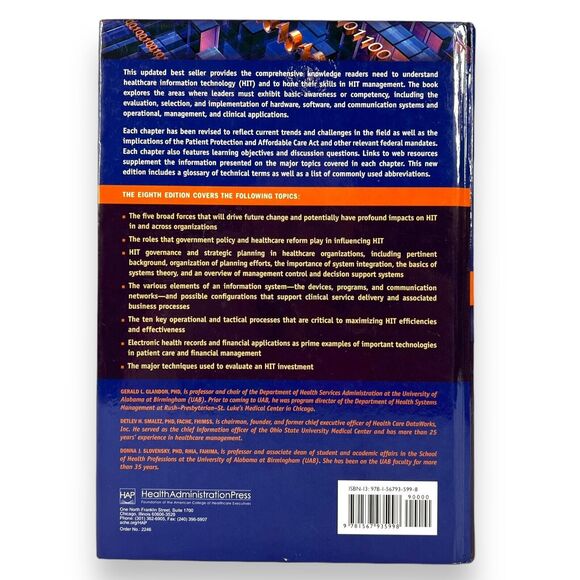 Information Systems for Healthcare Management Eighth Ed. HIT Textbook HC GUC - Picture 3 of 13